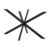 Metallinen pöydänjalka Spider